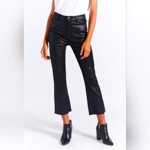 Current/Elliot High Waist Kick Pant, Black, Size 30